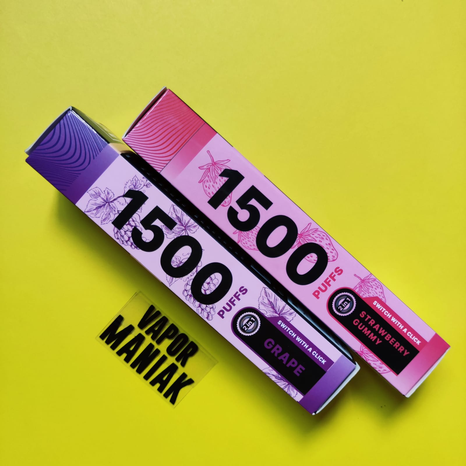 SWITCH DISPOSABLE 2 EN 1 1500 PUFFS Vapormaniak