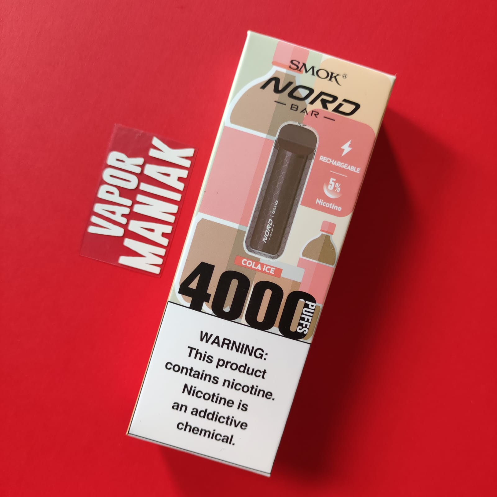 SMOK NORD BAR 4000 PUFFS Vapormaniak